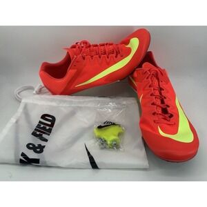 Nike Zoom Rival Sprint Crimson Track Spikes Boys 1 Girls 2.5 FZ9663-600 NEW